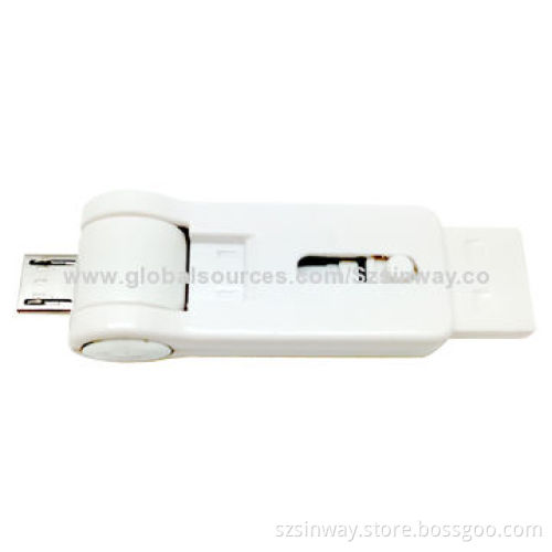 Dual Port USB, OTG USB Flash Drives, 1-64GB Capacity for Smartphone and NotebookNew